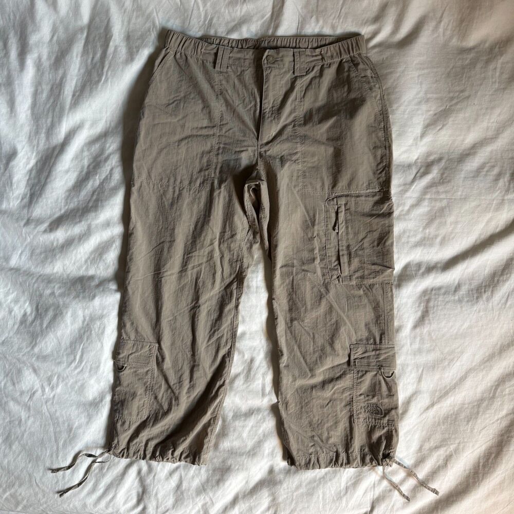 North Face Y2K Brown Cargo Capri Pants